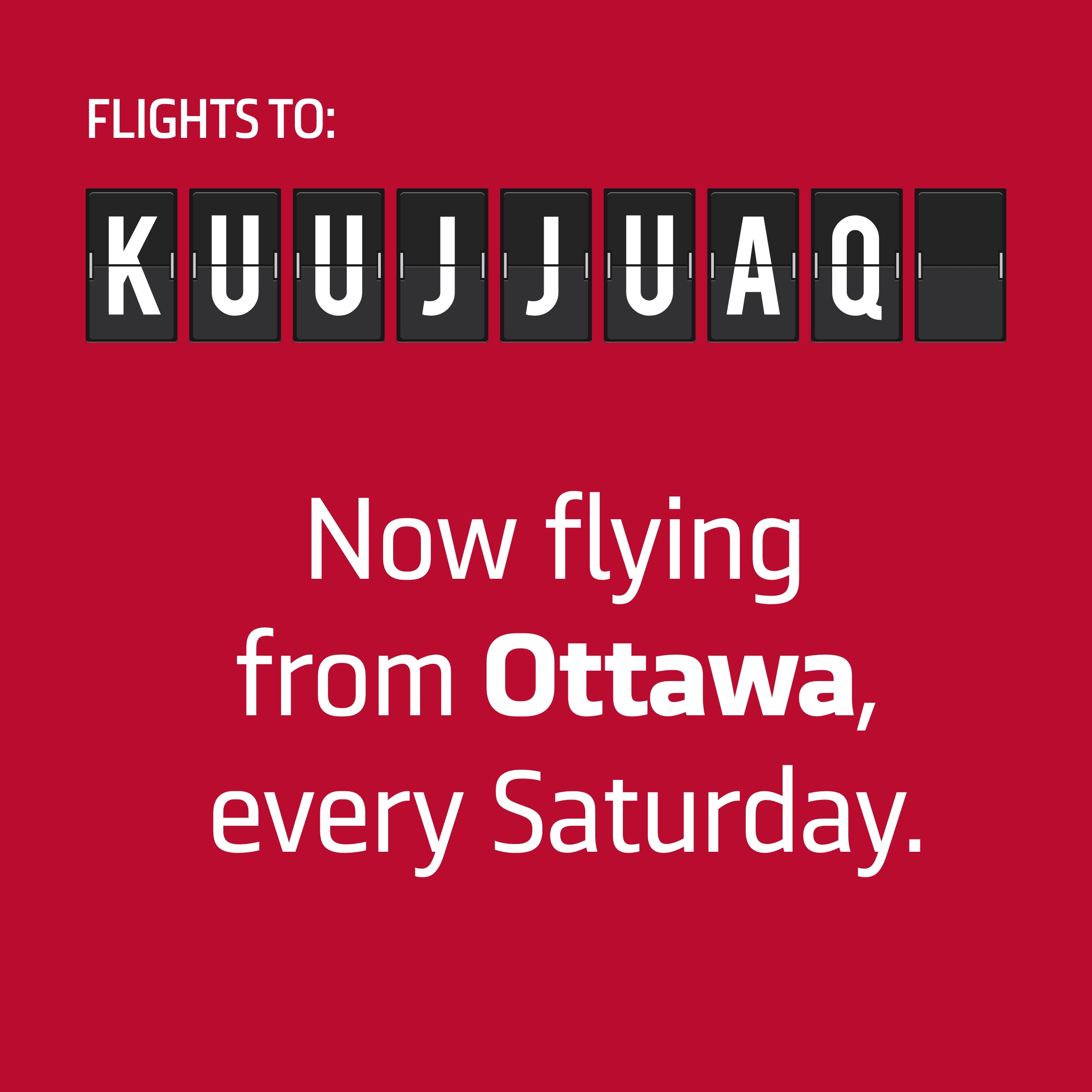 Ottawa-Kuujjuaq Route