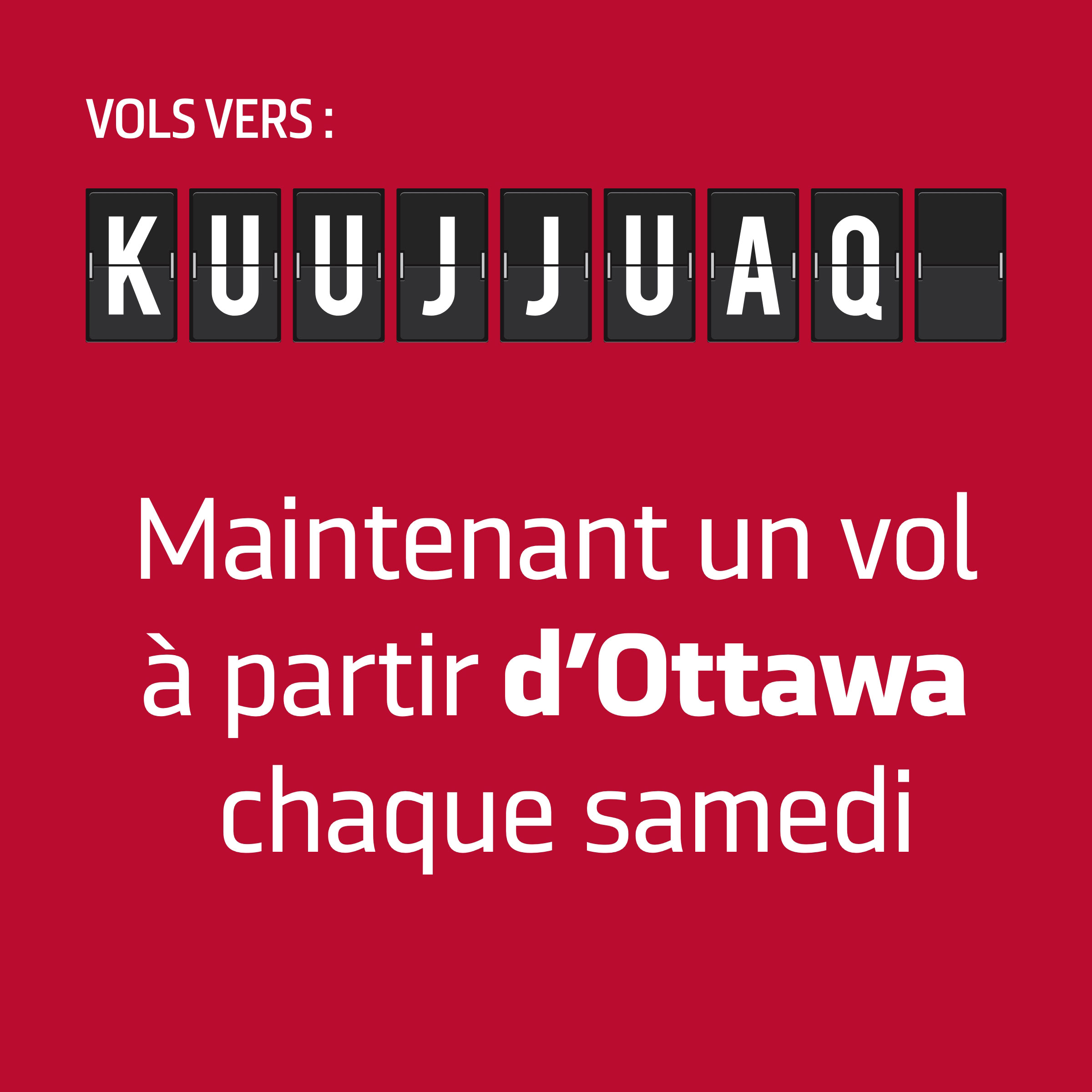 Ottawa-Kuujjuaq Route